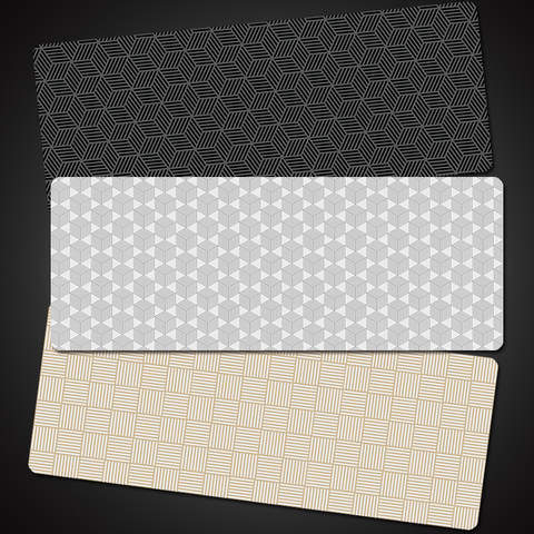 Geometric Pattern Large Gaming Mousepad, Desk Mat (5mm, 900x400mm) Phone Case