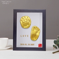 Черная рама+белая грязь+богатство золотой краска/стоя или повесить