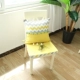 Желтый (сплошное сплошное цветовое кресло