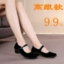 Old Bắc Kinh giày của phụ nữ duy nhất giày giày thường giày làm việc khách sạn giày mẹ nêm giày thấp giày khiêu vũ hiển thị giày new balance nữ