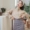2018 đầu mùa thu mới cao đẳng gió dài tay áo sơ mi nữ Hàn Quốc phiên bản của nhỏ tươi vành đai khăn cổ áo hoang dã tính khí áo sơ mi