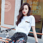 FILA Fila ngắn tay áo nam 2018 mùa hè mới thể thao giản dị vài nửa tay áo bông vòng cổ ngắn tay áo t-shirt nữ