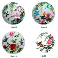 Su thêu thêu diy người mới bắt đầu kit lotus flower dòng hình ảnh món quà thêu stitch hướng dẫn tranh thêu tay cao cấp