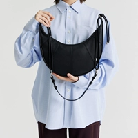 Японская брендовая небольшая дизайнерская лампа в виде луны на одно плечо, вместительная и большая сумка через плечо