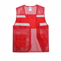Светоотражающий красный жилет