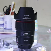 Canon 35-1,4 thế hệ thứ hai ống kính tiêu cự cố định EF35mm F 1.4L II thế hệ thứ hai của Canon SLR góc rộng vòng tròn màu đỏ - Máy ảnh SLR len góc rộng canon