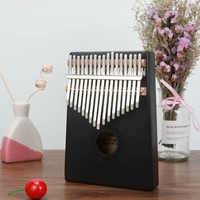 [Quà tặng ngày lễ tình nhân của Trung Quốc] veneer đen Kalimba ngón tay cái 17 âm thanh cho người mới bắt đầu nhập nhạc cụ kalimba - Nhạc cụ phương Tây giá đàn nguyệt