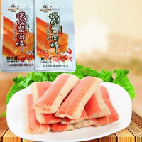 Венчжоу специализированные морепродукты закуски за пыткие краб крабов Лю Руисонг еды закуски 500 г краб -мясная палочка бесплатно доставка
