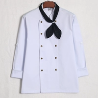 Белый лонгслив, шейный платок