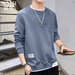 潮男衛衣2020年春秋款長袖t恤圓領新款秋季韓版潮流百搭男裝