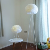 Скандинавские современные и минималистичные креативные модные садовые фонари для гостиной для спальни для кровати, белая напольная настольная лампа