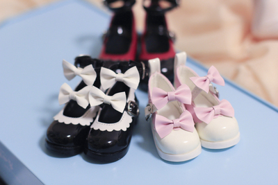 taobao agent [Flower Ling] DD/SD10/SDGR/MSD 3 -point 4 -point doll flat high -heeled shoe butterfly cooker cool leather shoes
