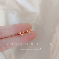 Мини маленькая голова оленя (золотой)