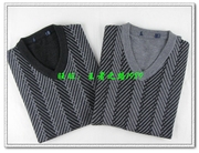 H 澜 Chính Hãng cắt nhãn nam thương hiệu len đan vest mùa thu và mùa đông nam phần đặc biệt v-cổ kinh doanh bình thường vest