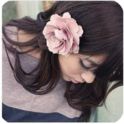 Kẹp tóc phụ kiện phiên bản Nhật Bản và Hàn Quốc của trang sức thời trang phổ biến màu hồng lớn hoa trâm cài hoa sinh viên hoa trâm cài cá tính - Trâm cài
