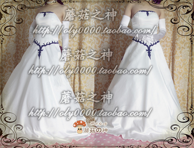 taobao agent Oly-Fate STAY NIGHT Altolia Saber Theatrical Version White Dress COS Clothing Custom