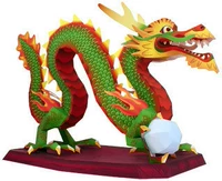 Full 68 mascot linh vật chưa hoàn thành Longyear Phong cách trang trí rồng Trung Quốc trang trí mô hình giấy 3D mô tả giấy DIY - Mô hình giấy 	mô hình giấy avengers