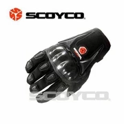 Găng tay đua mô-tô sợi carbon chống găng tay cưỡi thiết bị bảo vệ chống vỡ
