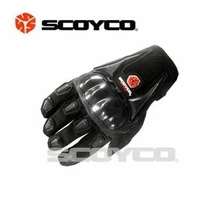 Găng tay đua mô-tô sợi carbon chống găng tay cưỡi thiết bị bảo vệ chống vỡ bảo vệ gối