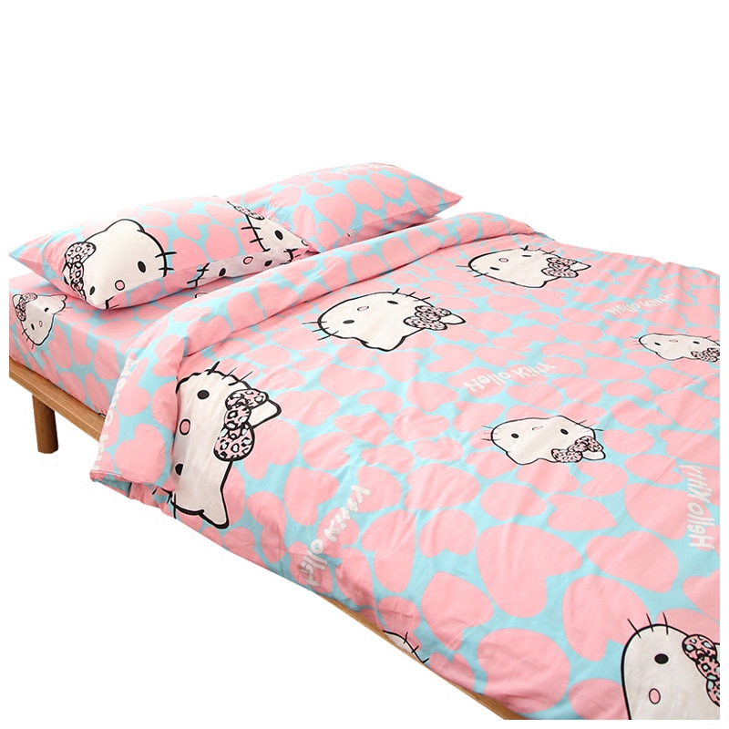Hello kitty, cotton cartoon duvet cover, bedspread, 1.5m, 1.8m