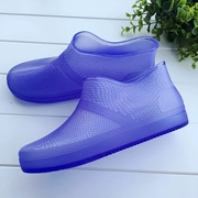 Mùa xuân và mùa hè thời trang Hàn Quốc thấp để giúp mưa khởi động nữ dành cho người lớn không trượt ống ngắn mưa khởi động nông miệng giày trong suốt giày nước cao su của phụ nữ giày