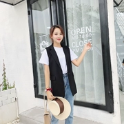 Bộ vest vest nữ mùa xuân và mùa thu Hàn Quốc thời trang áo vest giảm béo mỏng vest nhỏ trong bộ vest dài tay