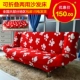 Đơn giản sofa căn hộ nhỏ trải giường đôi sofa có thể gập lại lười biếng sofa vải sofa giường 1,8 m ba - Ghế sô pha