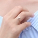Phiên bản Hàn Quốc 12 12 chòm sao nữ mạ vàng hồng 18K bằng vàng titan đôi nhẫn chỉ số ngón tay nam và nữ mở nhẫn nhẫn cưới pnj Nhẫn