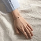 [Khác] phong cách Hàn Quốc chic tối giản văn học thời trang thời trang hình học vuông vòng đeo tay nhỏ nữ # S07 vòng tay đá Vòng đeo tay Clasp