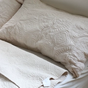 Châu âu chần giường bao phủ bởi tinh khiết bông cover, rửa sạch bằng cotton, mùa hè điều hòa không khí, sofa bìa, màu rắn ba mảnh