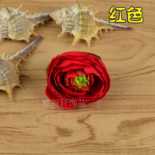 Новые маленькие чайные бутоны и бутоны розовых бутонов Diy Hair Clip обувь украшать цветы.