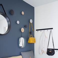 Декоративный крючок muuto the dots 彩色波点木质衣帽钩系列