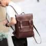 2019 Đàn ông Hàn Quốc mới túi đeo vai Xu hướng ba lô retro trường trung học túi giải trí Túi máy tính du lịch - Ba lô balo đẹp nữ