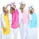 Tianma Unicorn con thú phim hoạt hình Xiêm đồ ngủ flannel nhà vệ sinh phiên bản động vật nam và nữ trẻ em người lớn cha mẹ và con bộ jumpsuit hoạt hình cho bé và mẹ Cha mẹ và con