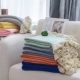 bông nordic đan giải trí flounced bông chăn mền chăn mền với trang trí sofa thảm phần gối bìa - Ném / Chăn Ném / Chăn