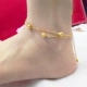 New giả Việt Nam Shajin vòng chân nữ hoang dã mạ vàng trang sức Châu Âu tệ hạt chuyển vòng chân điều chỉnh thời gian dài không phai