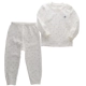 Bộ đồ lót trẻ em cotton không xương mùa xuân đoạn đầu vai mở khóa bé mùa thu quần áo quần dài bé đáy đồ ngủ