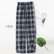 Pajama quần nam quần cotton gạc mùa xuân và mùa hè nhà quần casual loose cotton lưới nhà quần phần mỏng kích thước lớn quần kaki nam ống đứng Quần tây