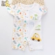 Tong tai mùa hè bé ngắn tay bông đa dạng của quần áo bé romper jumpsuit [200-100] quan ao tre em Áo liền quần