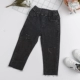 Cô gái jeans 2018 mùa hè mới của Hàn Quốc phiên bản của denim cotton lỗ trong trẻ em lớn stretch Slim hoang dã cắt quần