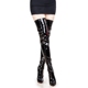 Mùa thu sexy siêu cao gót khởi động 16 CM tốt với bằng sáng chế da Mỏng chỉ đàn hồi stretch over the knee boots boots cao kích thước lớn 44 Giày ống