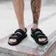Hồng Kông-phong cách retro chic dép nam của Hàn Quốc phiên bản của xu hướng của đáy mềm giày sinh viên của nam giới thường giày dép nam giày bãi biển Sandal