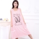 Thêm kích thước lớn nightdress chất béo mm200 kg cộng với phân bón tăng nữ mùa hè cotton ngắn tay áo phương thức Hàn Quốc phiên bản của bộ đồ ngủ dài đồ ngủ voan mỏng Đêm đầm