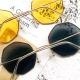 Hồng Kông phong cách kim cương trong suốt kính Hàn Quốc nam giới và phụ nữ thời trang marine lens sunglasses Hàn Quốc phiên bản của hoang dã mỏng kính mát thủy triều trong kinh bao ve mat khoi anh sang xanh essilor Kính râm