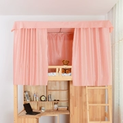 Thở ra phòng ngủ sinh viên rèm phòng ngủ cô gái công chúa giường tầng 幔 màu rắn màu hồng bóng vải che