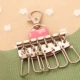 Công suất lớn của phụ nữ túi chìa khóa Hàn Quốc dễ thương phim hoạt hình sáng tạo nhỏ tươi đa chức năng mini móc chìa khóa xe