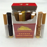 Натуральный сплошной деревянный сигаретный фильтр хрончо можно очистить до резных черно -красных сандаловых скал Сянглон