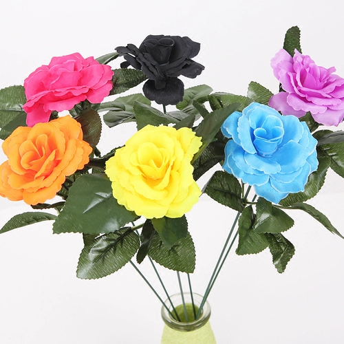 Симуляция цветочной луче Гостиная Положение розового луча из фальшивых цветов