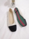 Lớp đầu tiên của da phẳng đáy giày bà Hàn Quốc phiên bản của màu sắc phù hợp với đôi giày mềm dưới giày của phụ nữ da đầu vuông nông miệng lái xe giày thấp Giày cắt thấp