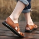 2018 người đàn ông da Hàn Quốc phiên bản của xu hướng Baotou dép của nam giới không trượt giày đế dày đế mềm dưới hai mặc dép không thấm nước Sandal